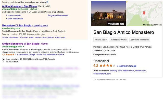 Sezione Creazione landing page San Biagio
