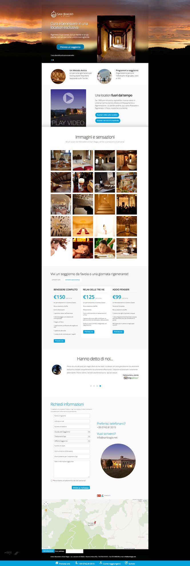Creazione landing page San Biagio