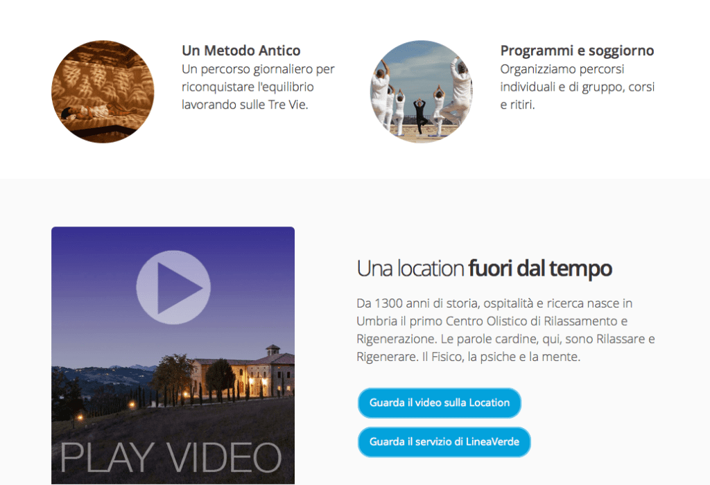 Sezione Creazione landing page San Biagio