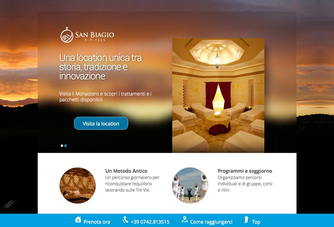 Creazione landing page San Biagio