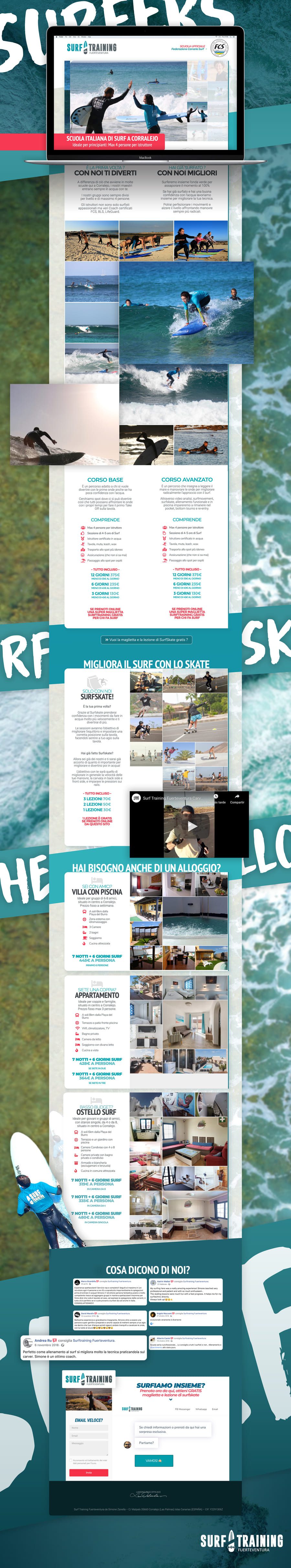 Surf training